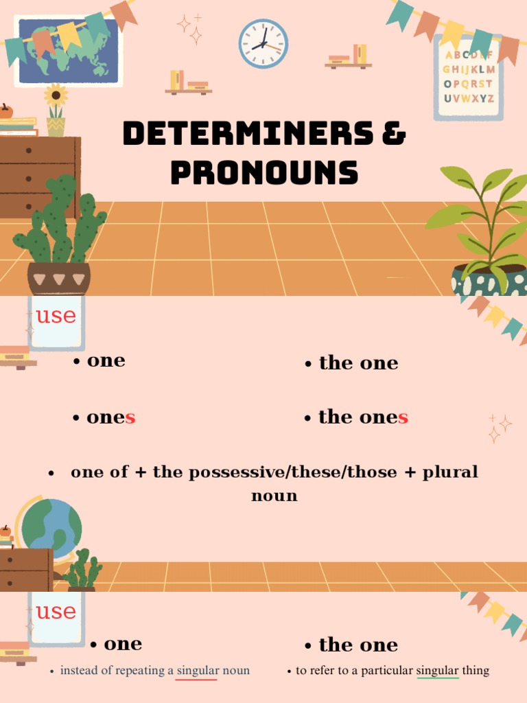 Determiners & Pronouns | PDF | Grammatical Number | Plural