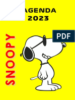 Agenda Snoopy 2023 - 2024