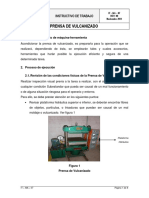 IT - MA - 07 (Instructivo de Trabajo Trabajo en Prensa de Vulzanizado)