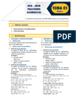 Álgebra 3º Año - Tema 1 - Bim II