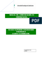 Manual de Comunicacion en Emergencias