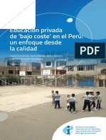 Educación Privada de Bajo Coste en El Perú Un Enfoque Desde La Calidad Fondevilla 2018