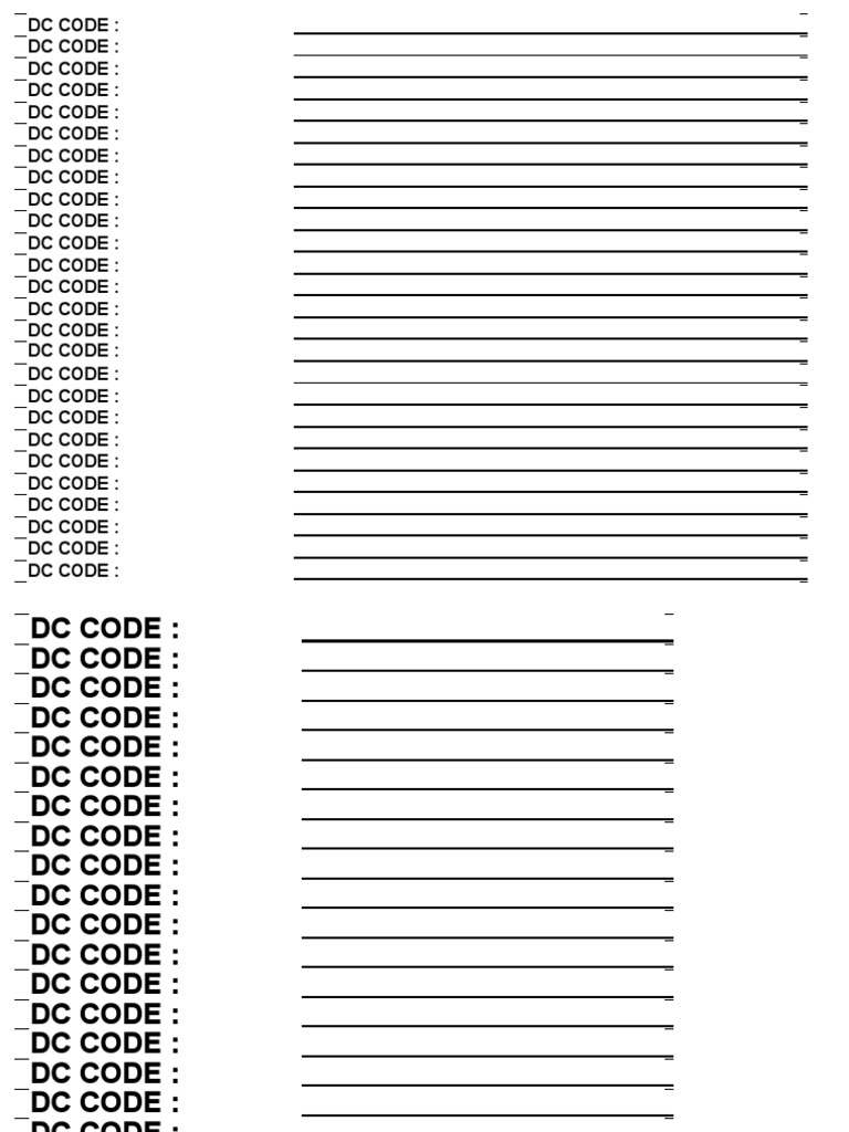 Form dc code pdf