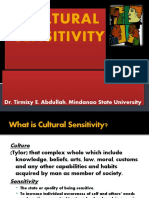 Cultural Sensitivity BPI