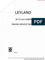 JCB 3c Leyland 38td and 4 98nt Engine Service Manual