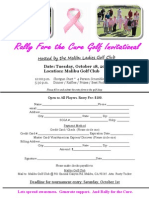 Rally For The Cure Oct. 18th