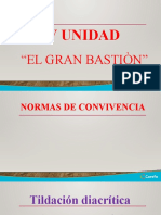 Tildación Diacrítica y de Casos Especiales - CUARTO DE SECUNDARIA