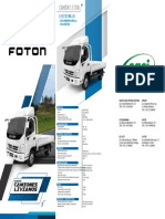 Camion 1.5 Ton FOTON SACI