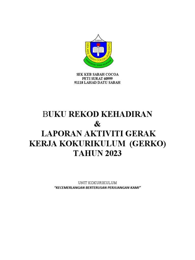 Rekod Kehadiran Murid Tahun 2023 | PDF | Karier & Perkembangan | Bisnis