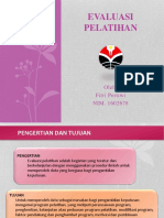 Ebook Evaluasi Pelatihan