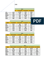 Horario Cafetera