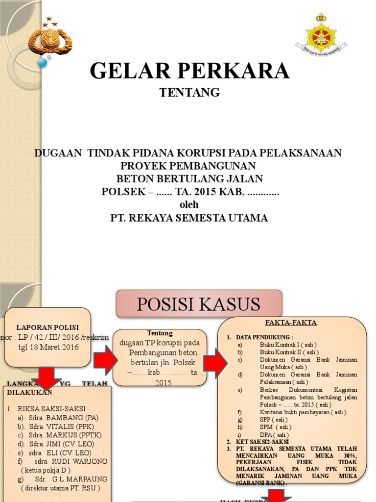 Semenisasi Tikah Penyidikan - Polres | PDF | Teknologi & Rekayasa