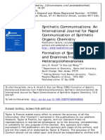 Synthetic Communications: An International Journal For Rapid Communication of Synthetic Organic Chemistry