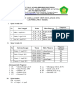 Jadwal Ujian