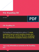File Handling IO