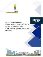 Dokumen Hasil Fasilitasi Pelayanan Publik Dan Tata Laksana Kipp (Beas)