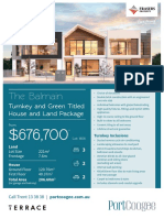 TERRACE at PC TURNKEY House and Land - Flyer - The Balmain