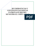 Plan de Contingencias Fiestas Patronales Municipio de El Copey