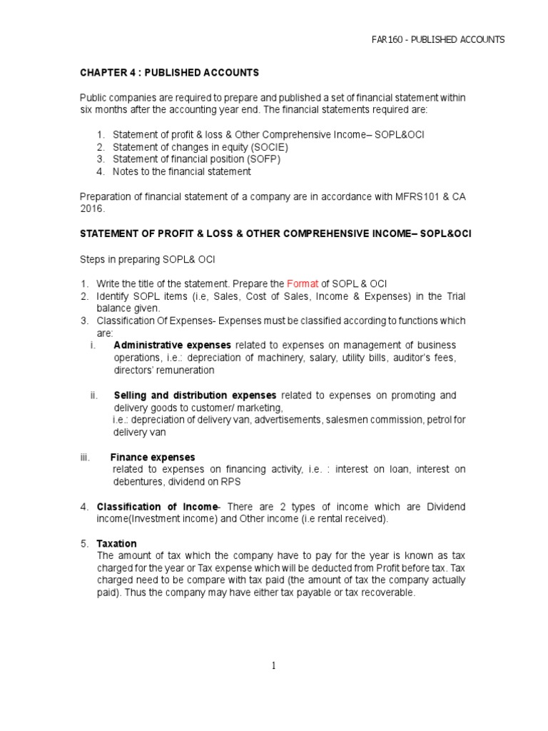 SOCIE and SOPL Preparation Guide | PDF | Dividend | Expense