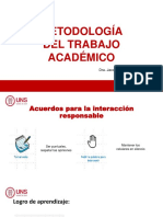 Metodología Del Trabajo Académico: Dra. Jacqueline Hernández Falla