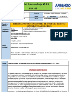 4º Grado Actividad Nº03 (Conocemos La Historia de La Creaciòn Del Colegio Primario y Secundario 80407)