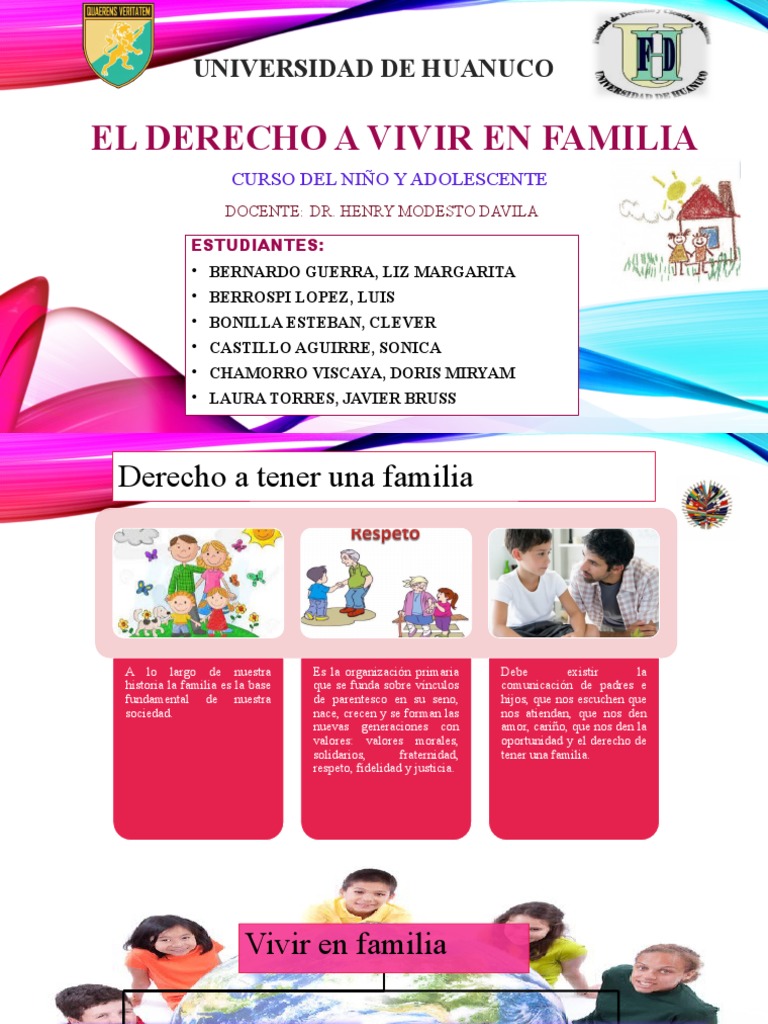 Derecho a Vivir en Familia para Niños | PDF | Familia | Sociedad