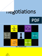 Negotiations - MR Shane Tanguin