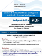 Unidad 1: Fundamentos de Inteligencia Artificial y Agentes Inteligentes