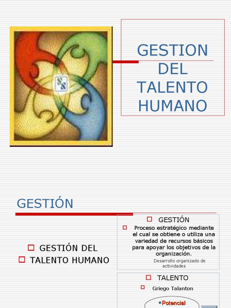 5.-Gestion Del Talento Humano | PDF | Gestión de recursos humanos ...