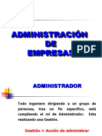 Generalidades ADMINISTRACION