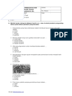 Soal PAT Kelas 3 - SBDP