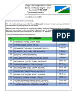 Horario - Entrega de Boletines - Primero B - 2023-1p