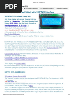 Arduino Info LCD Blue I2C