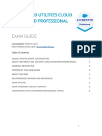 Energy and Utilities Cloud Accredited Professional - Exam Guide