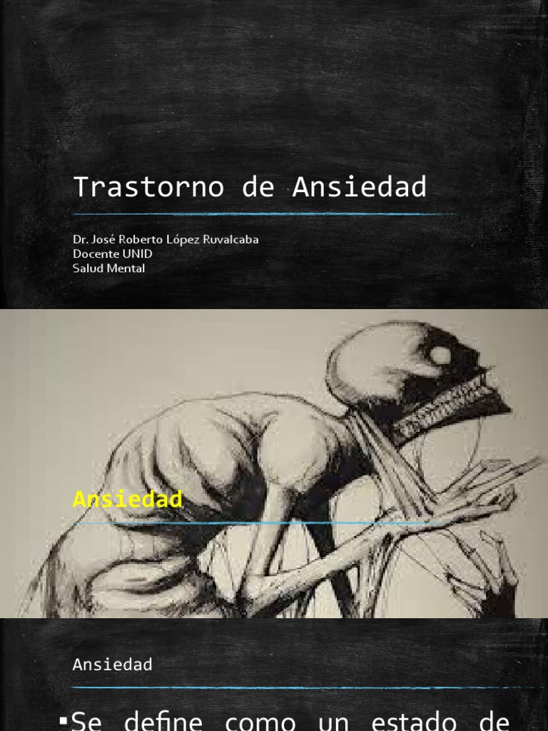 7.1 Trastorno de Ansiedad en El Adulto Mayor(6) | PDF | Ansiedad ...