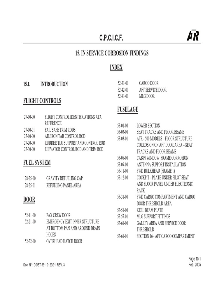 Cpcicf Corrosion Prevention Inspection Findings Rev07.167 174 | PDF ...