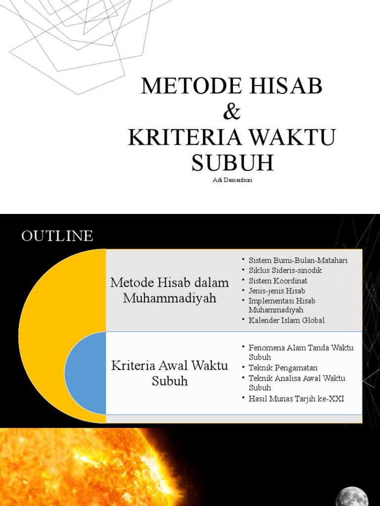 Metode Hisab dan Waktu Subuh | PDF