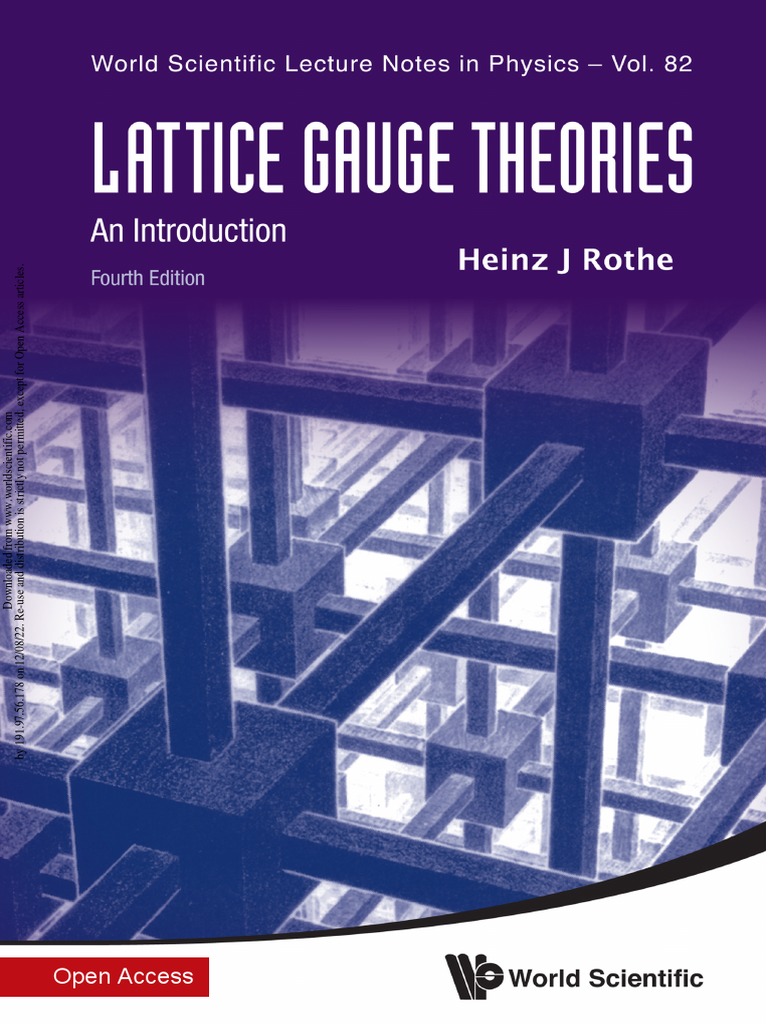 Lattice Gauge Theories An Introduction PDF Quantum Chromodynamics
