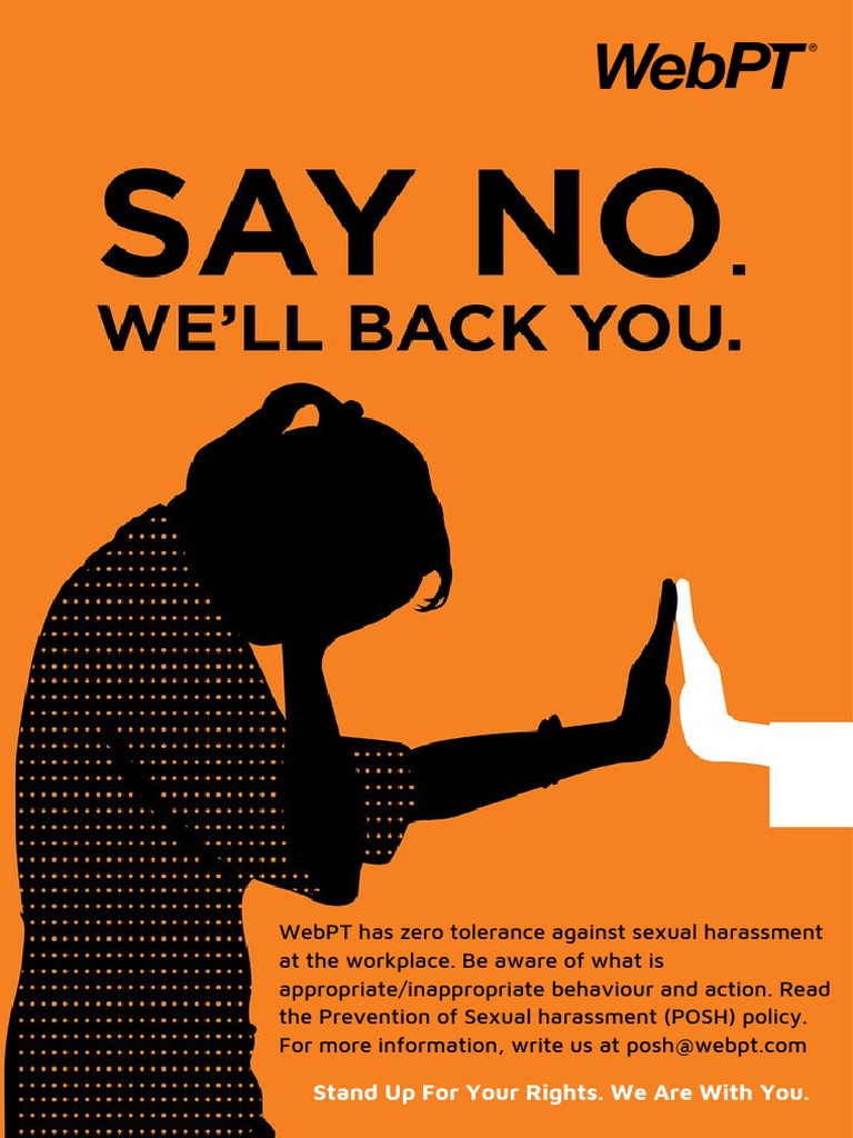 POSH Awareness Poster for Workplace | PDF
