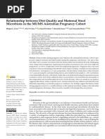 (2023) - Relationship Between Diet Quality and Maternal Stool Microbiota in The MUMS Australian Pregnancy Cohort