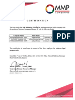 Certification 1