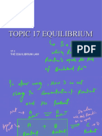 7HL.17.1 The Equilibrium Law