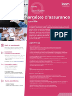 Charge assurance qualite