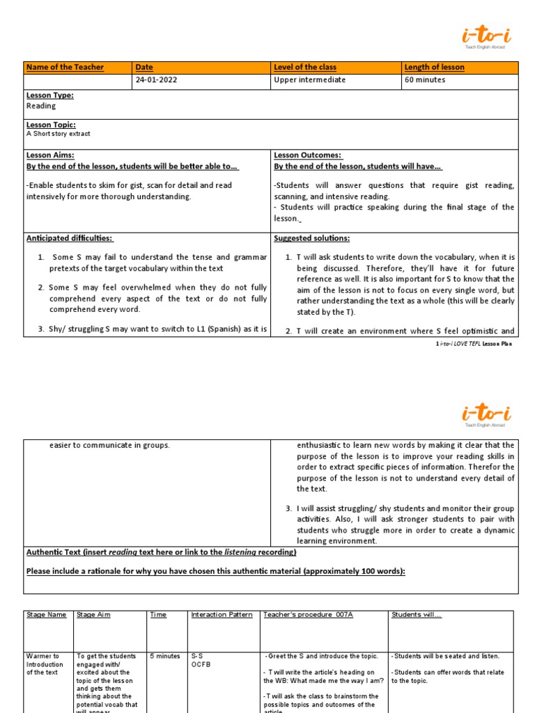 Assignment 3 Reading Or Listening Pdf Reading Comprehension