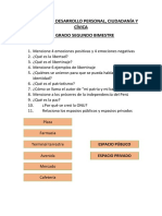 Balotario de Desarrollo Personal