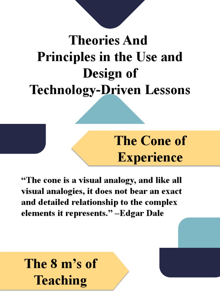 Theories in Technology-Driven Learning | PDF | Experience | Learning