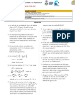 FICHA N°7 DE TRABAJO 3RO Aritmetica