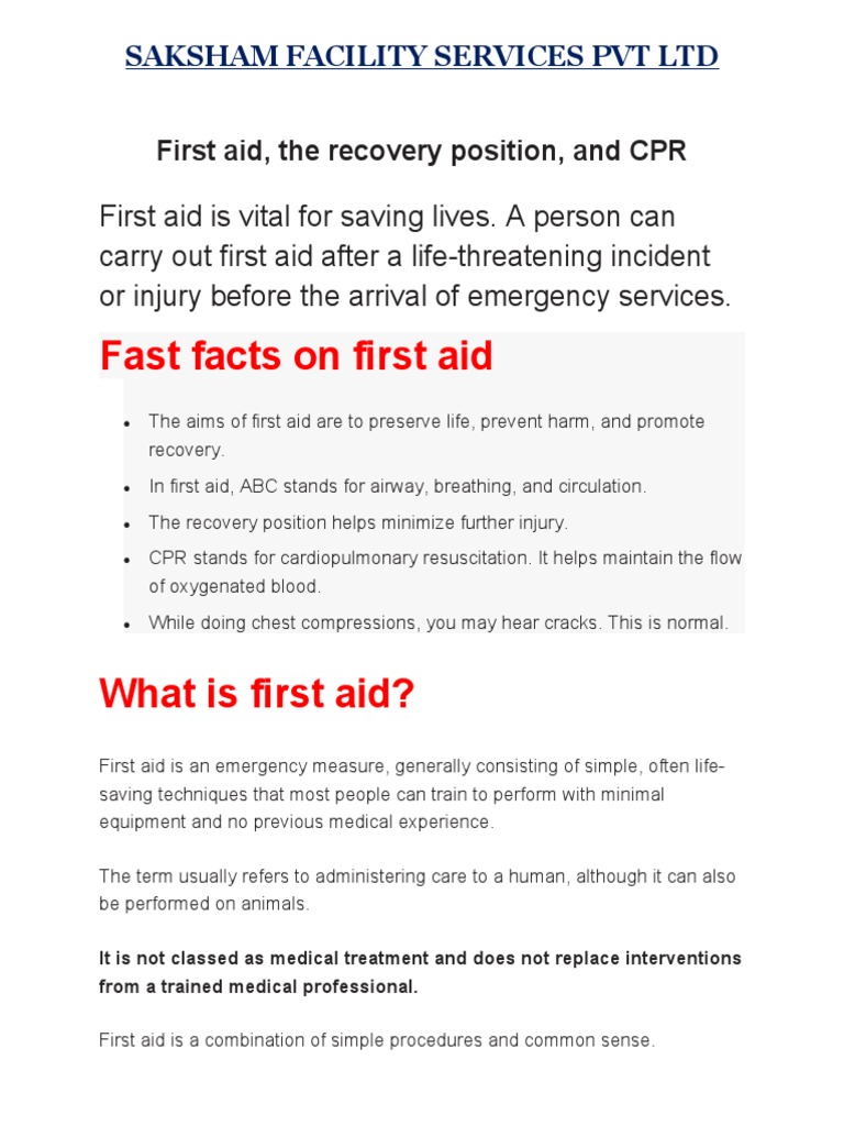 First Aid Mac Donald Download Free PDF First Aid