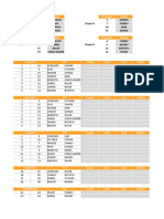 Plantilla Editable de Torneo 16 Participantes