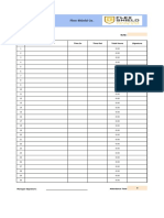 Attendance Sheet